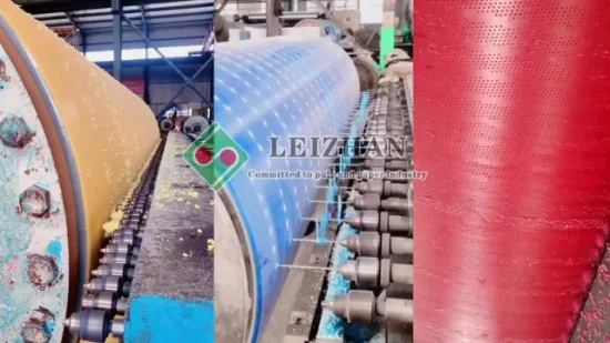 Rubber Cast Iron Blind Hole Press Roll for Paper Making Machine
